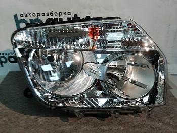 Фара галоген правая, светлый отражатель 260100067R для Renault Duster I 2011-2015 Нов с деф; Оригинал; Р0, Хорошее;