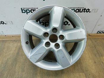 Диск литой, 16x7J, 5X114.3, ET45 42611-42140 для Toyota Rav4 БУ; Оригинал; Р2, Удовлетворительное;