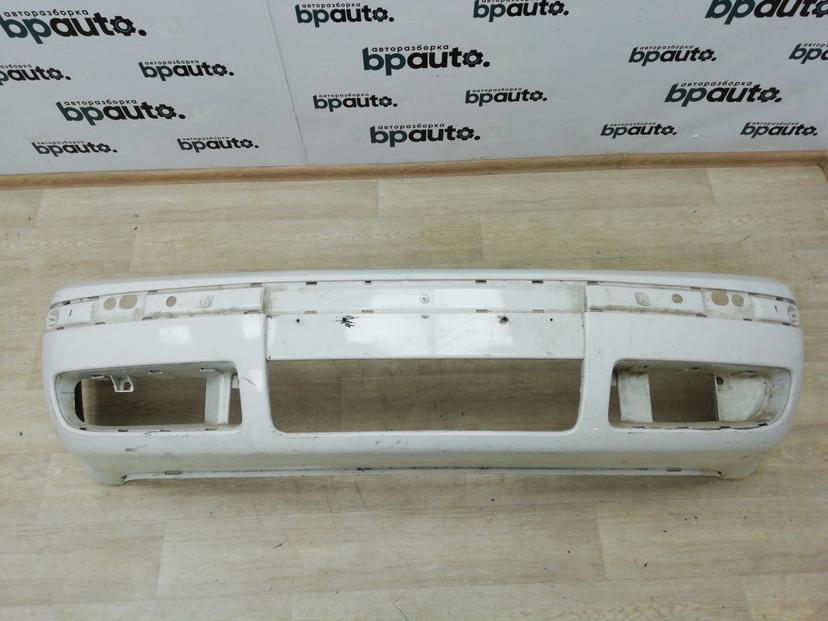 Бампер передний; без паркт.; без омыват. 1U0 807 221 D для Skoda Octavia БУ; Оригинал; Р1, Мелкий дефект;