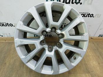 Диск литой, 18x7.5J, 6X139.7, ET25 42611-60B40 для Toyota Land Cruiser Prado БУ; Оригинал; Р3, Под восстановление;