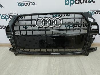 Решетка радиатора, без хрома, черная; без паркт. 8U0 853 653 M для Audi Q3 I рест. 2014-2018 БУ; Оригинал; Р0, Хорошее;