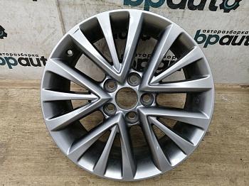 Диск литой, 17x7J, 5x114.3, ET45 42611-06K40 для Toyota Camry БУ; Оригинал; Р0, Хорошее;