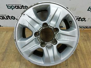 Диск литой, 17x8J, 5X150, ET60 42611-60580 для Toyota Land Cruiser БУ; Оригинал; Р1, Мелкий дефект;