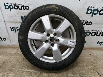 Диск литой, 17x6.5J, 5x114.3, ET45 40300-JG110 для Nissan X-Trail T31 БУ; Оригинал; Р2, Удовлетворительное;