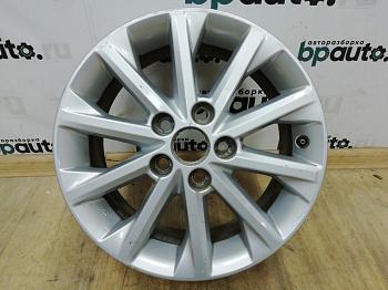 Диск литой, 16x6.5J, 5x114.3, ET45 42611-06A70 для Toyota Camry БУ; Оригинал; Р1, Мелкий дефект;