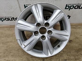 Диск литой, 16x7J, 5X114.3, ET45 42611-53270 для Lexus IS БУ; Оригинал; Р2, Удовлетворительное;