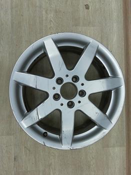 Диск литой, 17x7.5J, 5x112, ET47.5 A2044012700 для Mercedes-Benz GLK-klasse I X204 2008-2012 БУ; Оригинал; Р2, Удовлетворительное;