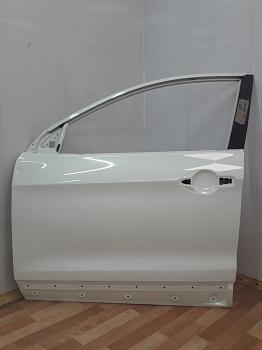 Дверь передняя левая H0101-BM9MA для Nissan Qashqai БУ; Оригинал; Р0, Хорошее; 326, Белый