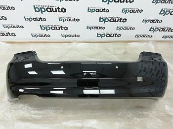 Бампер задний; под паркт. 51127058509 для BMW 3 серия V Sedan Е90 2005-2009 БУ; Оригинал; Р0, Хорошее; (475) Черный перламутр {Black Sapfir}