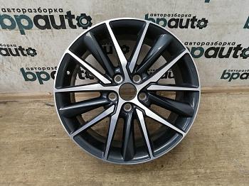 Диск литой, 18x8J, 5x114.3, ET50 42611-06K50 для Toyota Camry БУ; Оригинал; Р1, Мелкий дефект;