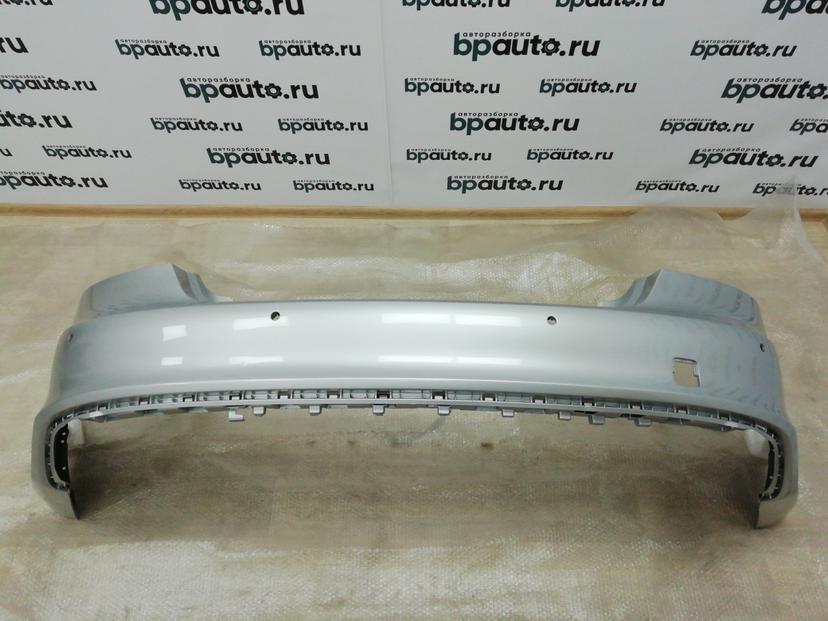 Бампер задний, S-line; под паркт. 4G8 807 511 AC для Audi A7 I Sportback 2010-2014 БУ; Оригинал; Р0, Хорошее; (LY7W) Серебро