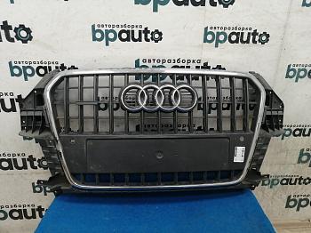 Решетка радиатора; под паркт. 8U0 853 651 H для Audi Q3 I 2011-2014 БУ; Оригинал; Р2, Удовлетворительное;