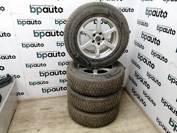 Диск литой с резиной, 16x7J, 5x114.3, ET45 для Suzuki Grand Vitara БУ; Оригинал; Р2, Удовлетворительное;