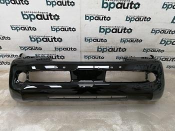 Бампер передний; под паркт.; под омыват. 52119-60E11 для Lexus GX460 II 2009 — 2013 БУ; Оригинал; Р0, Хорошее; (217) Черный металик