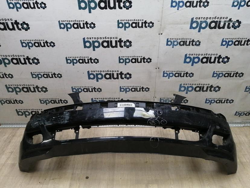 Бампер передний; без паркт.; под омыват. 5111 1 7142 155 для BMW 7 серия E65 E66 БУ; Оригинал; Р1, Мелкий дефект;