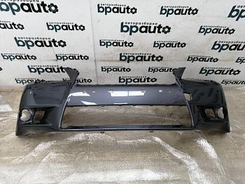 Бампер передний; под паркт.; под омыват. 52119-30B80 для Lexus GS IV 2012 - 2015 БУ; Оригинал; Р0, Хорошее; (1H9) Серый