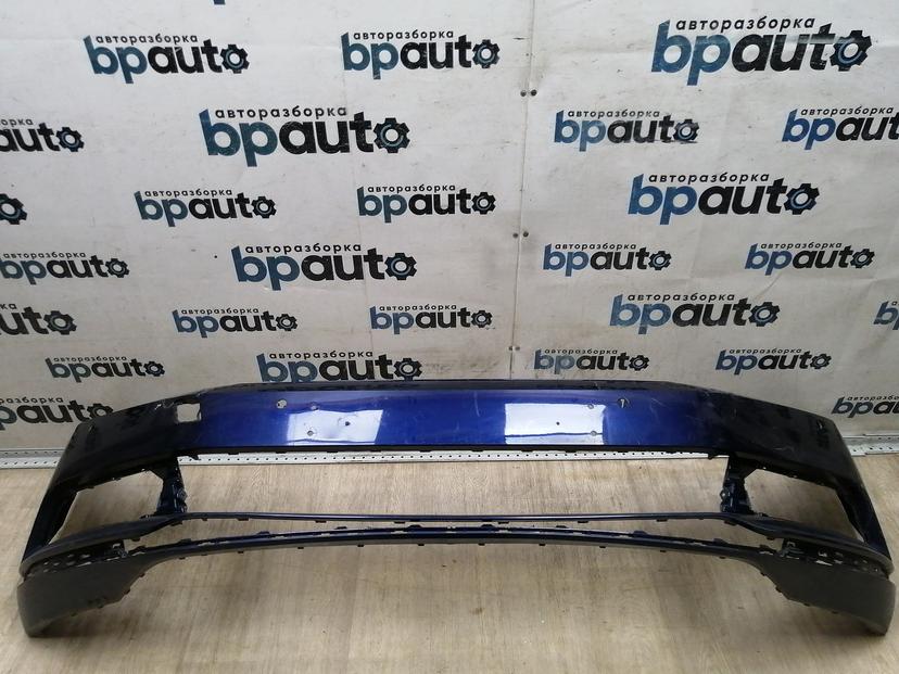 Бампер передний; под паркт.; под омыват. 3G0807221A для Volkswagen Passat БУ; Оригинал; Р1, Мелкий дефект;