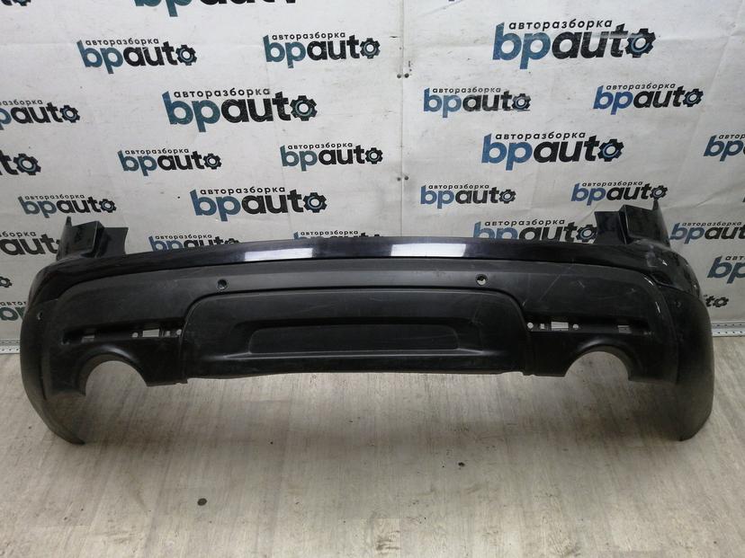 Бампер задний; под паркт. BB53-17D781-A для Ford Explorer V 2011-2015 БУ; Оригинал; Р1, Мелкий дефект;