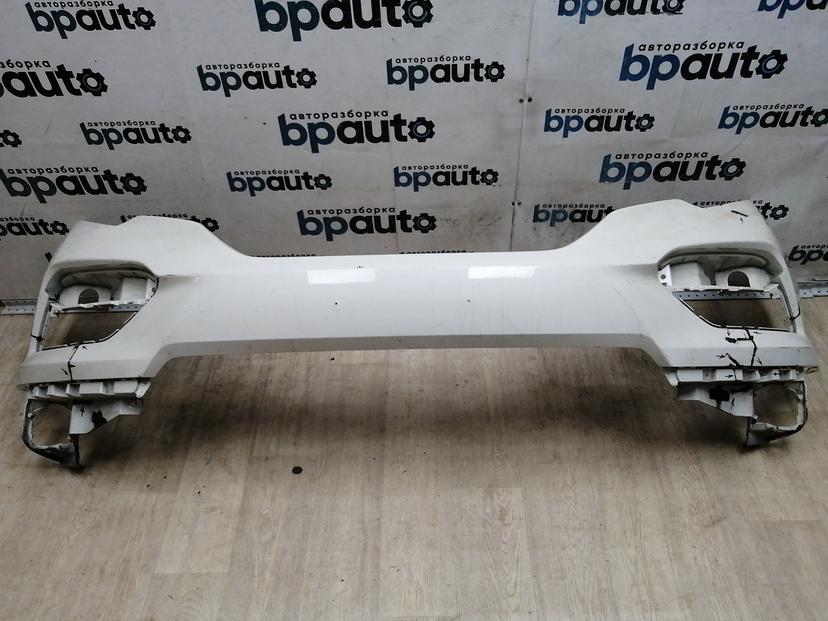 Бампер передний; без паркт.; без омыват. 71101-TG7-A000 для Honda Pilot III 2015-2018 БУ; Оригинал; Р2, Удовлетворительное;