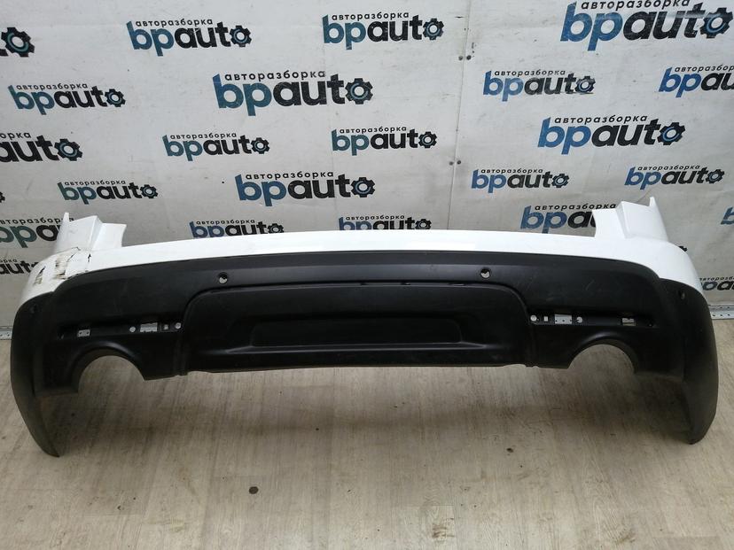 Бампер задний; под паркт. BB53-17D781-A для Ford Explorer V 2011-2015 БУ; Оригинал; Р2, Удовлетворительное;